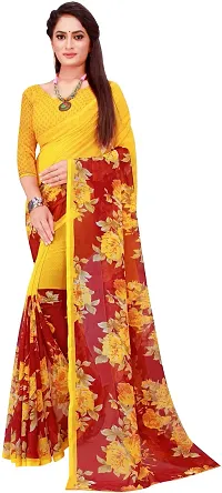 Stylish Georgette Multicoloured Daily Wear Saree with Blouse piece For Women Pack Of 3-thumb1