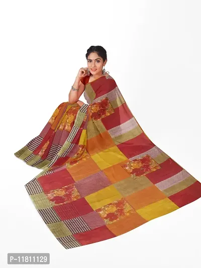 Stylish Georgette Multicoloured Bandhani Saree with Blouse piece For Women Pack Of 1-thumb3