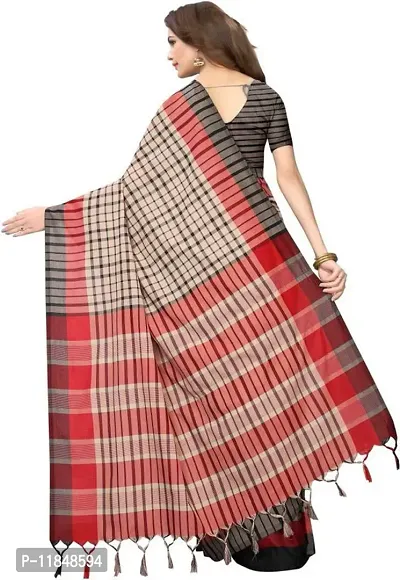 Trendy Art Silk Saree with Blouse piece For Women-thumb2