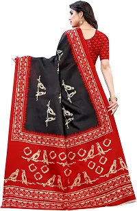 New Launched Art Silk Saree with Blouse piece For Women-thumb3