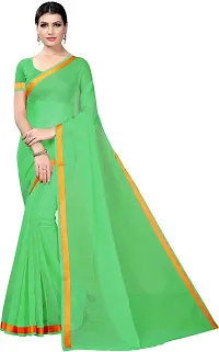 Attractive Art Silk Saree with Blouse piece For Women Pack Of 2-thumb1