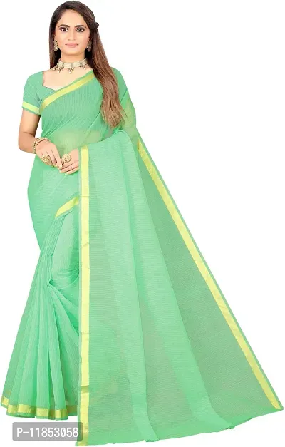 New Launched Art Silk Saree with Blouse piece For Women-thumb0