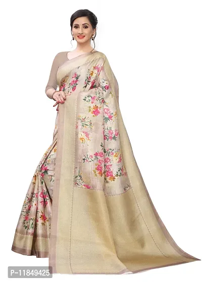 Trendy Pure Silk Saree with Blouse piece For Women-thumb2