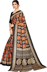 Stylish Georgette Black Daily Wear Saree with Blouse piece For Women Pack Of 1-thumb2