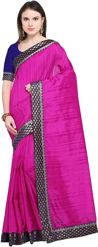 New In Art Silk Saree with Blouse piece 