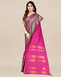 Reliable Art Silk Woven Design Daily Wear Women Saree with Blouse piece-thumb2