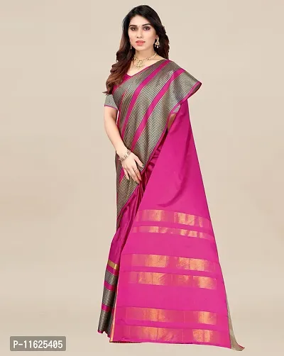 Reliable Art Silk Woven Design Daily Wear Women Saree with Blouse piece-thumb3