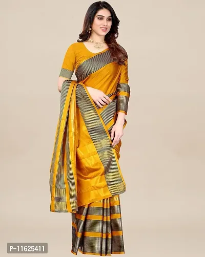 Reliable Art Silk Woven Design Daily Wear Women Saree with Blouse piece-thumb3