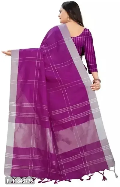 Stylish Art Silk Saree with Blouse piece For Women-thumb3