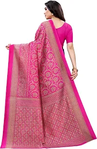 Trendy Cotton Silk Saree with Blouse piece For Women-thumb3