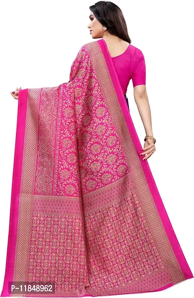 Trendy Cotton Silk Saree with Blouse piece For Women-thumb4