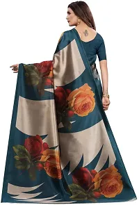 New Launched Art Silk Saree with Blouse piece For Women-thumb3