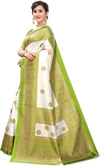 Trendy Art Silk Saree with Blouse piece For Women-thumb2