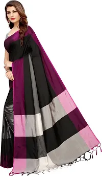 Trendy Art Silk Saree with Blouse piece For Women-thumb2