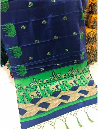 Stylish Fancy Art Silk Saree With Blouse Piece For Women