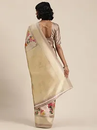 Attractive Art Silk Saree with Blouse piece For Women-thumb2