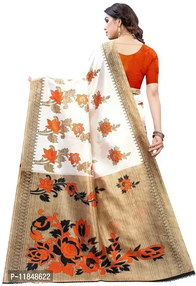 Trendy Art Silk Saree with Blouse piece For Women-thumb4