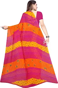 New Launched Georgette Saree with Blouse piece For Women-thumb2