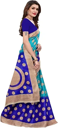 Attractive Art Silk Saree with Blouse piece For Women Pack Of 2-thumb4