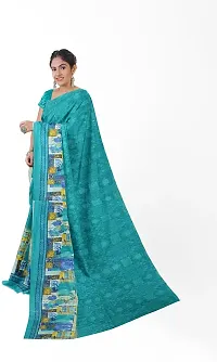 Attractive Georgette Saree with Blouse piece For Women-thumb3