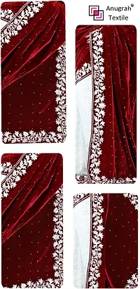 New Launched Net Saree with Blouse piece For Women-thumb4