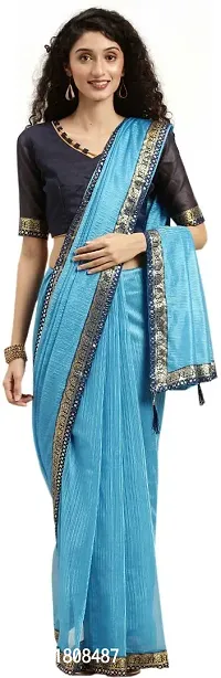 Stylish Art Silk Multicoloured Daily Wear Saree with Blouse piece For Women Pack Of 1-thumb2