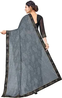 Trendy Georgette Saree with Blouse piece For Women-thumb2