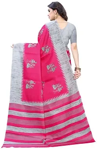 New Launched Art Silk Saree with Blouse piece For Women-thumb3