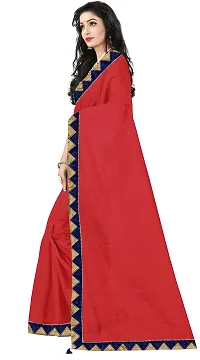 Stylish Silk Blend Multicoloured Daily Wear Saree with Blouse piece For Women Pack Of 3-thumb1