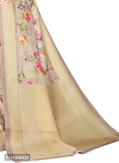 Trendy Pure Silk Saree with Blouse piece For Women-thumb4