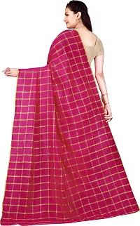 Attractive Cotton Silk Saree with Blouse piece For Women-thumb2