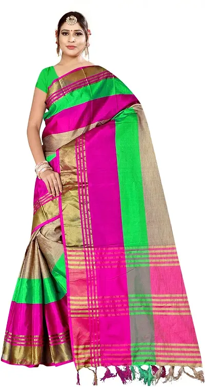 Stylish Fancy Art Silk Saree With Blouse Piece For Women