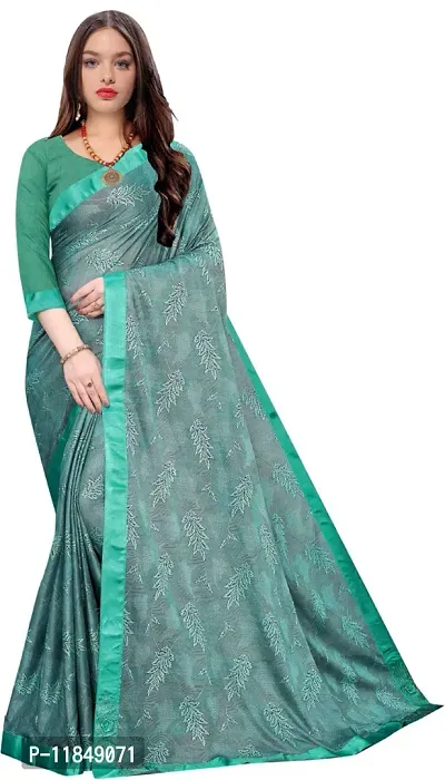 Attractive Lycra Saree with Blouse piece For Women Pack Of 2