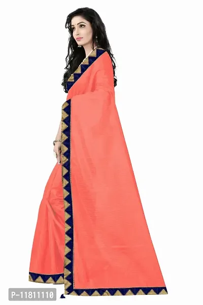 Stylish Cotton Silk Pink Bollywood Saree with Blouse piece For Women Pack Of 1-thumb2