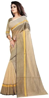 Attractive Cotton Silk Saree with Blouse piece For Women Pack Of 2-thumb1