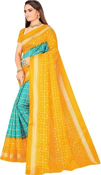 Trendy Art Silk Saree with Blouse piece For Women-thumb2