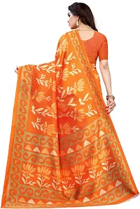 New Launched Art Silk Saree with Blouse piece For Women-thumb3