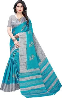 Attractive Cotton Silk Saree with Blouse piece For Women Pack Of 2-thumb4