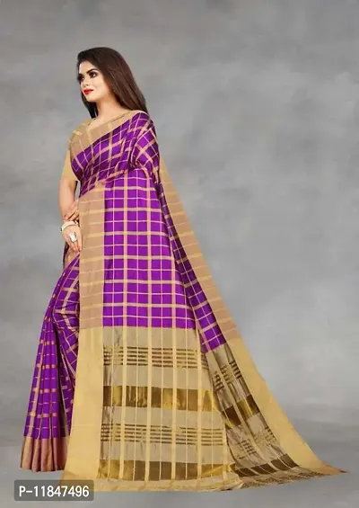 Attractive Art Silk Saree with Blouse piece For Women-thumb5