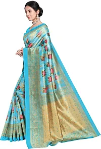 Trendy Art Silk Saree with Blouse piece For Women-thumb2