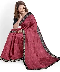 Stylish Art Silk Red Bollywood Saree with Blouse piece For Women Pack Of 1-thumb3