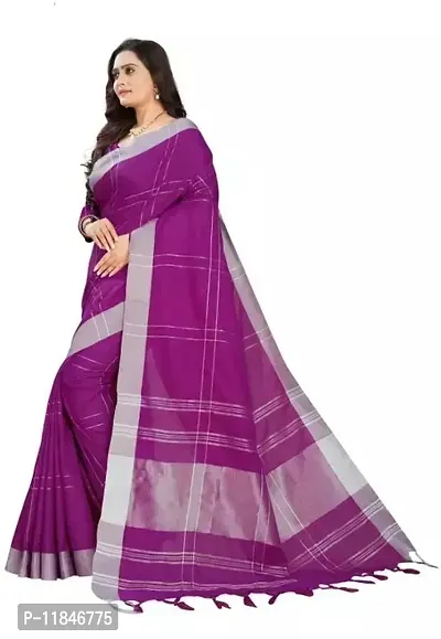 Stylish Art Silk Saree with Blouse piece For Women-thumb2