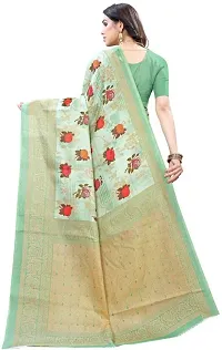 New Launched Art Silk Saree with Blouse piece For Women-thumb3