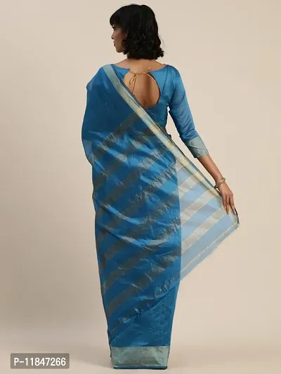 Attractive Art Silk Saree with Blouse piece For Women-thumb4