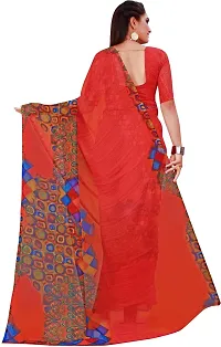 Attractive Georgette Saree with Blouse piece For Women-thumb3