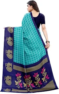 New Launched Art Silk Saree with Blouse piece For Women-thumb3