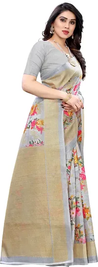 Stylish Art Silk Saree with Blouse piece For Women-thumb4