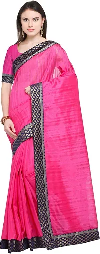 Stylish Fancy Art Silk Saree With Blouse Piece For Women