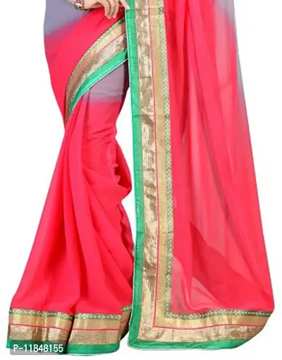 Attractive Art Silk Saree with Blouse piece For Women-thumb3