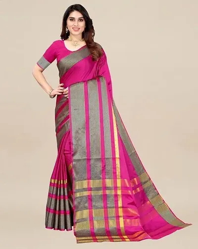 Silk Woven Design Saree with Blouse piece